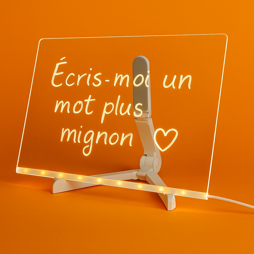 Tablette lumineuse – Le rituel des petits gestes romantiques